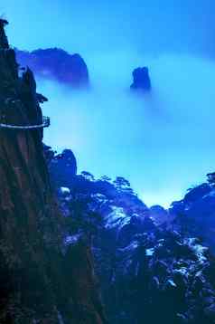 云雾sanqingshan山拍摄江西中国