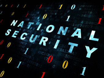 隐私概念国家安全数字背景