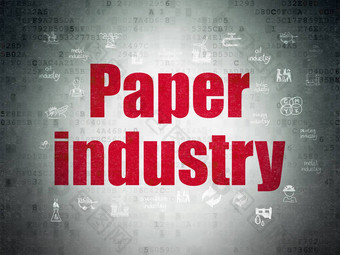 行业概念纸行业数字纸背景