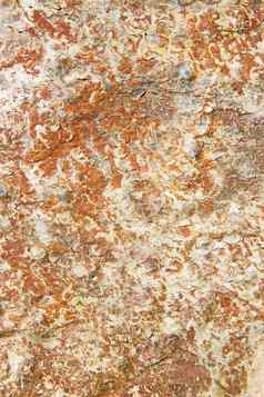 岩石红色的橙色片麻岩墙摩洛哥