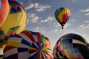 热空气气球浮动膨胀气球