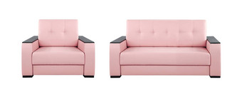 粉红色的<strong>沙发</strong>扶手椅