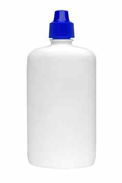 胶水塑料白色瓶