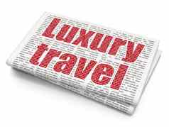 旅行概念奢侈品旅行报纸背景