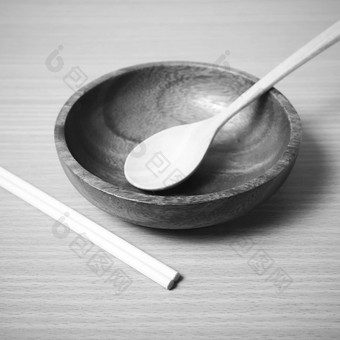 空碗<strong>筷子</strong>黑色的白色颜色语气风格