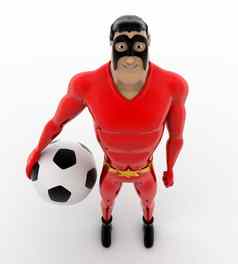 超级英雄足球球手概念