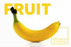 香蕉水果有机新鲜的食物海报