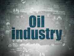 行业概念石油行业数字纸背景