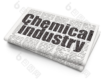 行业概念化学行业报纸背景