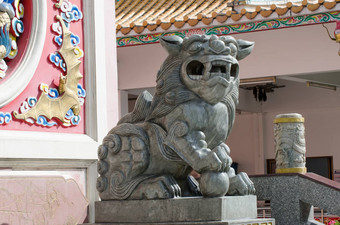 狮子中国雕像泰国