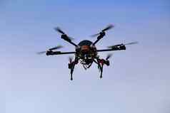 飞行无人机octocopter视频照片产品