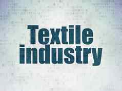 行业概念纺织行业数字纸背景