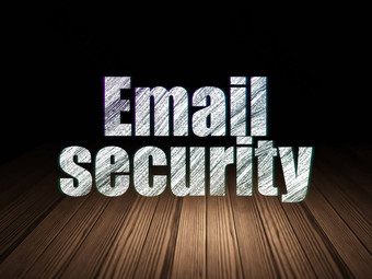 安全概念电子邮件安全难看的东西黑暗房间