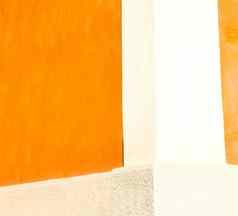 橙色欧洲意大利墙古董现场施工黄色的