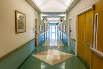 医院走廊室内体系结构完成走廊