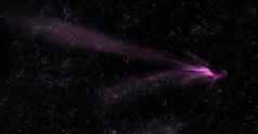 图像彗星空间尘土飞扬的深空间明星场背景电脑生成的摘要背景