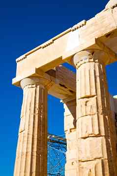 雅典希腊体系结构帕特农神庙