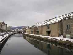 小樽市运河北海道日本