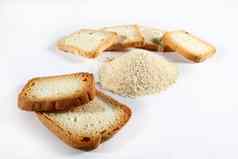 面包面包屑饼干白色