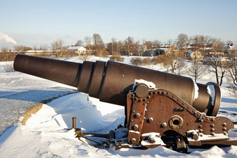 大炮保护芬兰堡海堡垒