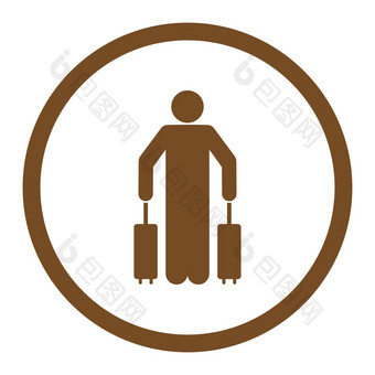 乘客行李图标
