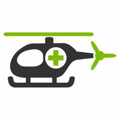 医疗直升机图标