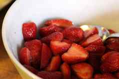 新鲜减少草莓