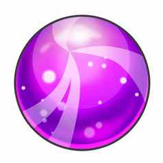插图元素设计类型玻璃球颜色现实的卡通生活风格游戏资产设计