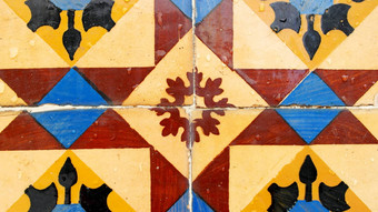 蓝知更鸟葡萄牙语瓷砖里斯本葡萄牙