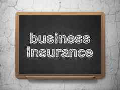 保险概念业务保险黑板背景