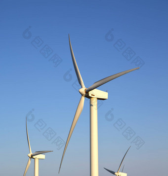 兰斯洛特西班牙非洲风涡轮机天空