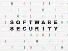 隐私概念软件安全墙背景