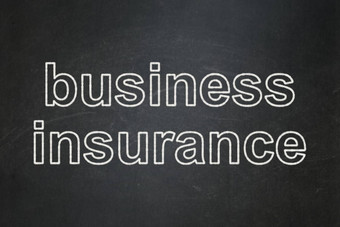 保险概念业务保险黑板背景