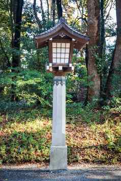 日本灯明治神宫神社原宿东京日本