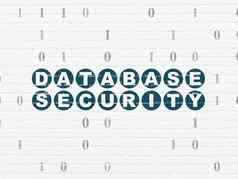 隐私概念数据库安全墙背景