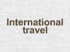 旅游概念国际旅行织物纹理背景