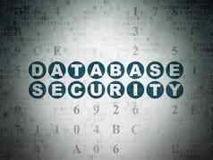 保护概念数据库安全数字纸背景