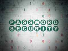 安全概念密码安全数字纸背景