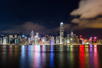 晚上视图在香港<strong>香港岛</strong>
