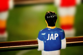 日本国家泽西岛古董桌上足球表格足球游戏