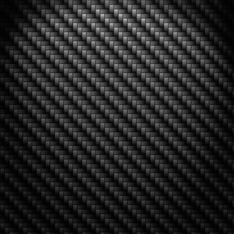 现实的黑暗碳纤维织背景纹理
