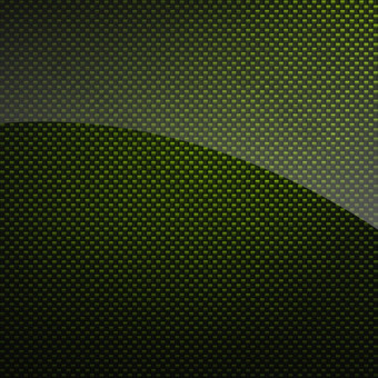 绿色光滑的碳纤维背景纹理