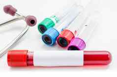 真空管收集血样品空白标签