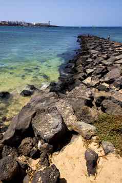 码头村水船游艇海岸线夏天兰斯洛特