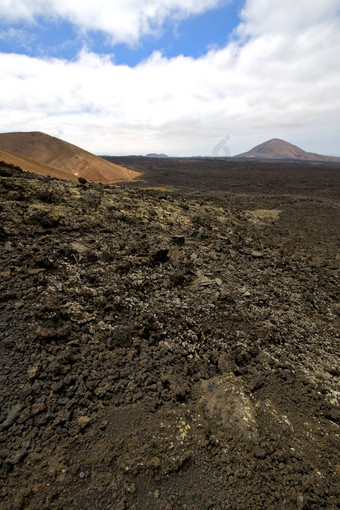 石头volcanes火山岩石天空山夏天