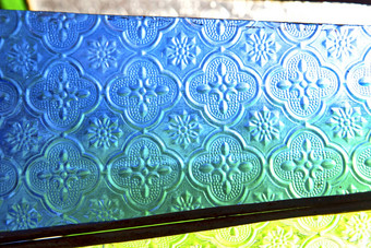 染色玻璃摩洛哥窗口光