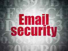 安全概念电子邮件安全数字纸背景