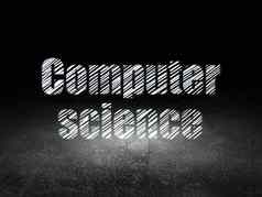 科学概念电脑科学难看的东西黑暗房间