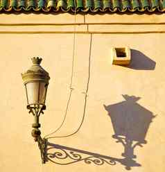 街灯摩洛哥非洲灯笼在户外