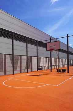 篮球法院体育运动户外公共垂直